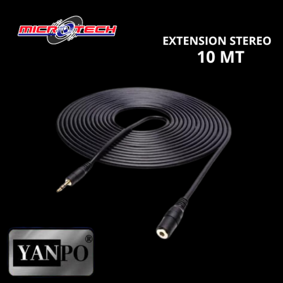 EXTENSION ESTEREO 3.5MM 10M MACHO-HEMBRA