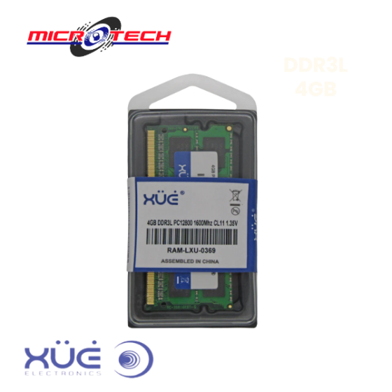 MEMORIA RAM XUE DDR3L 4GB...