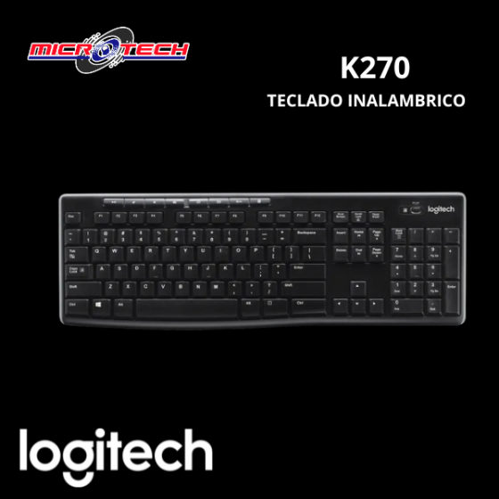 TECLADO INALAMBRICO LOGITECH K270 - 920-004426