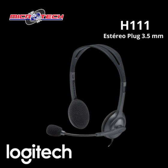 DIADEMA LOGITECH H111 PLUG...