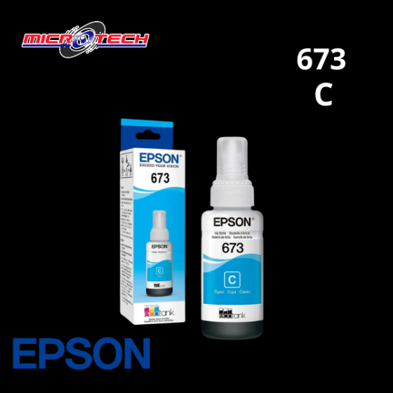 TINTA EPSON 673 CYAN...