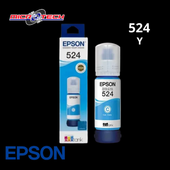 TINTA EPSON 524 CYAN ORIGINAL - C13T06D22A