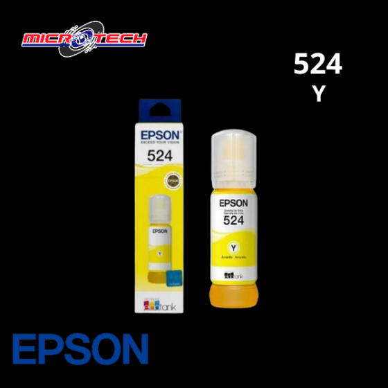 TINTA EPSON 524 YELLOW...