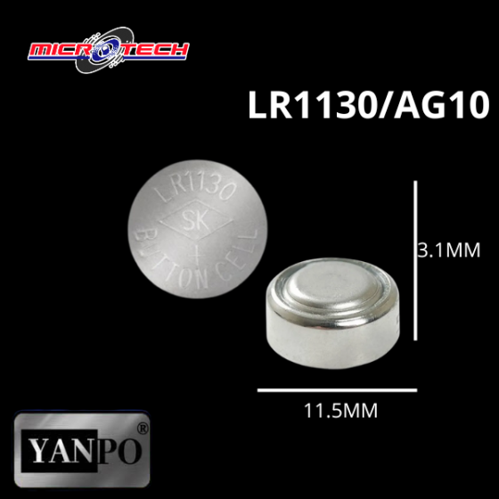 PILA BATERÍA LR1130, AG10, 389