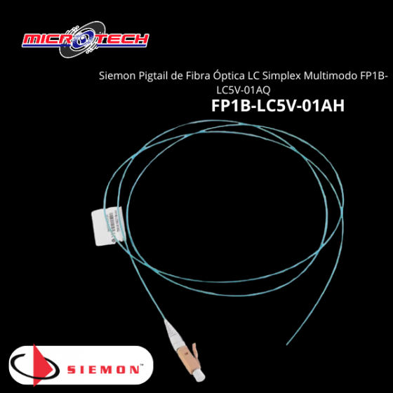 PIGTAIL MM OM4 LC 1M LSH SIEMON