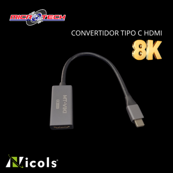 CONVERTIDOR TIPO C A HDMI 8K 60HZ