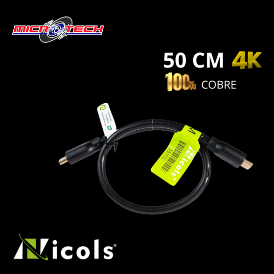 CABLE HDMI 50CM VERSION 2.0...