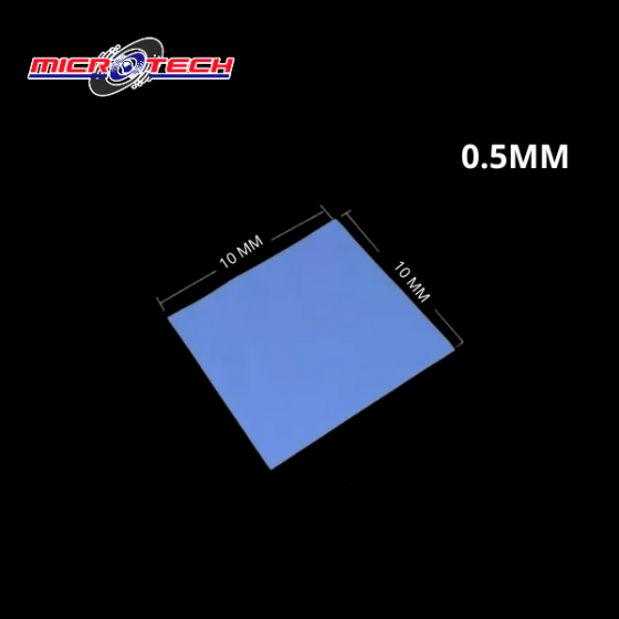 HOJA DE GOMA TERMICA AZUL 0.5 MM X10CM X 10CM
