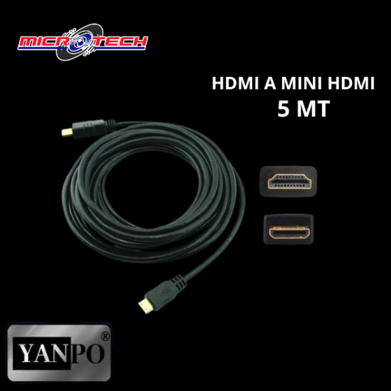 CABLE MINI HDMI 5M