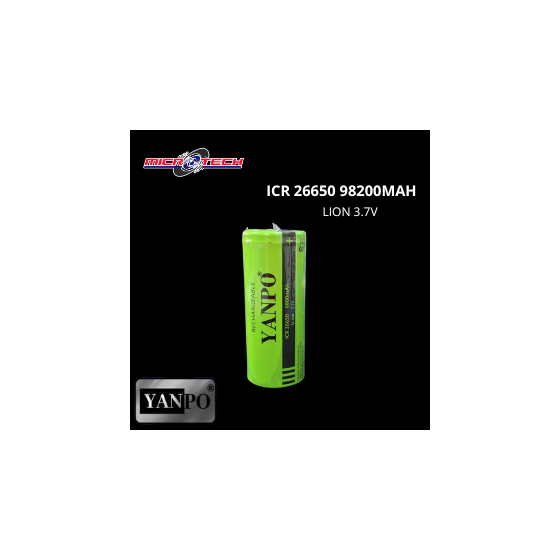 PILA RECARGABLE ICR 26650...