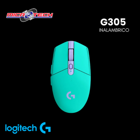MOUSE INALAMBRICO GAMING LOGITECH G305 MENTA - 910-006376                                           
