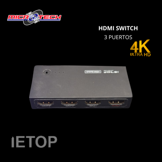CONVERTIDOR 3 EN 1 IETOP 4K...