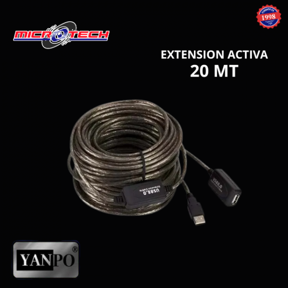 CABLE USB CON IC 20 METROS