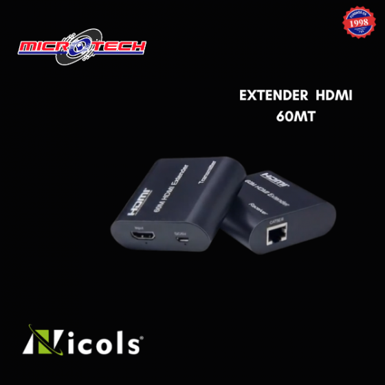 EXTENDER HDMI 60 MTS PREMIUM NICOLS