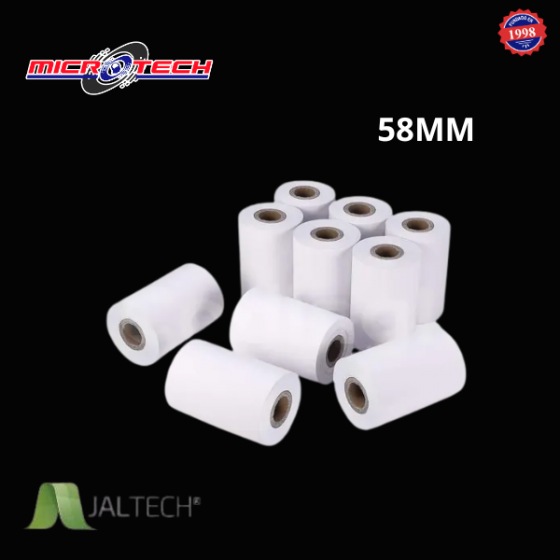 PAPEL TERMICO 80MM 60MTS 24 X5 IMPRESORA BT
