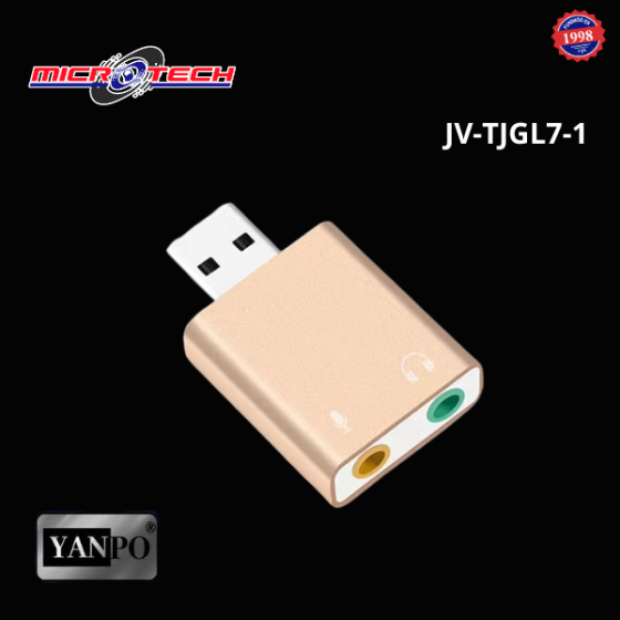 TARJETA DE SONIDO TIPO USB DE 7 CANALES
