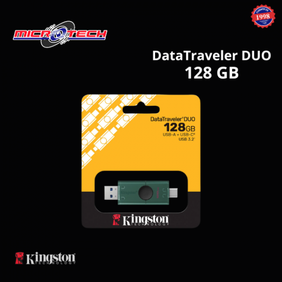 MEM.USB KINGSTON DUO DE 128...