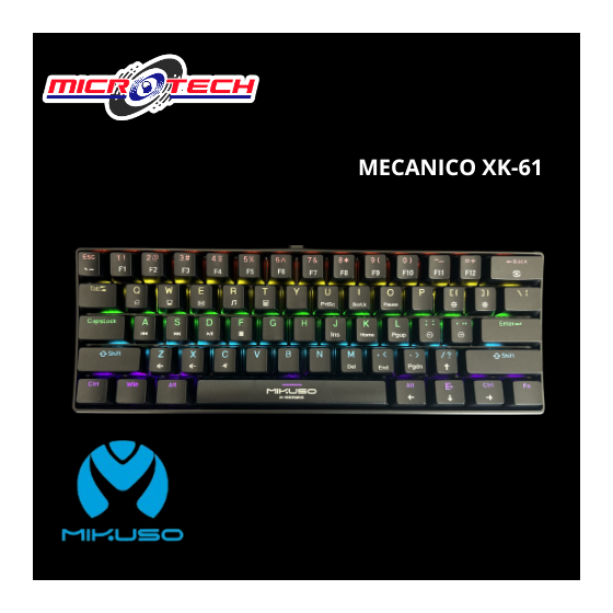 TECLADO MECANICO GAMER...