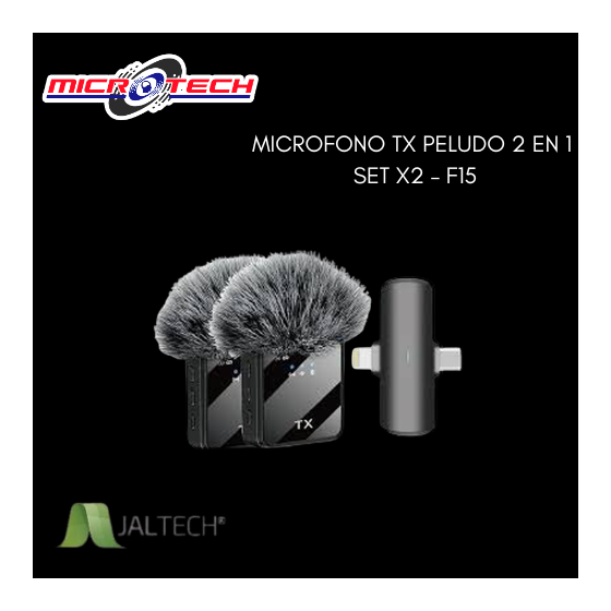 MICROFONO JALTECH TX 2 EN 1...