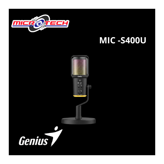 MICROFONO GENIUS USB MIC-S400U