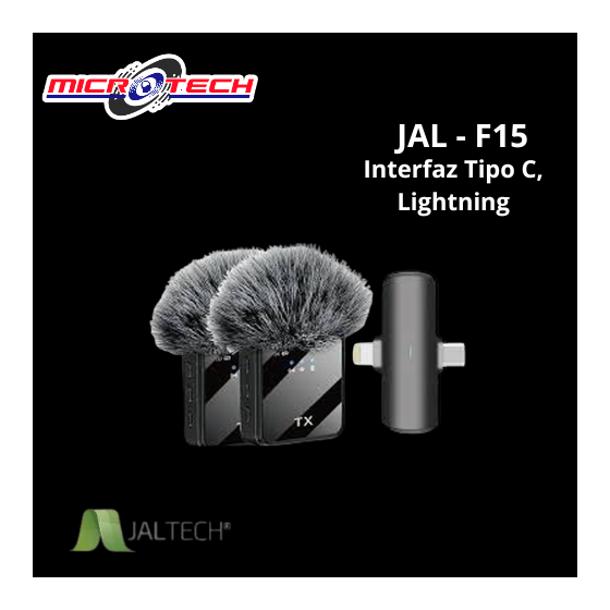 MICROFONO JALTECH TX 2 EN 1...