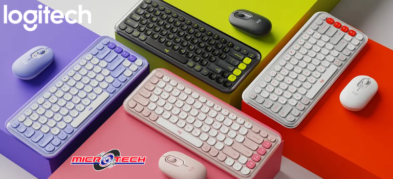 COMBO TECLADO Y MOUSE LOGITECH POP ICON BLUETOOTH 